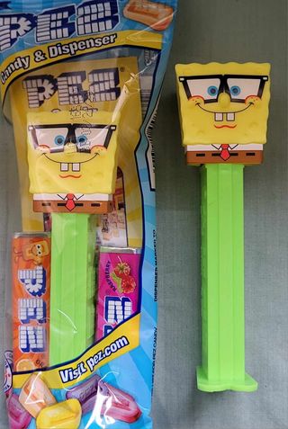 2024 Nerdy SpongeBob Pez on Green Stem MIB - $5.00 : Pez