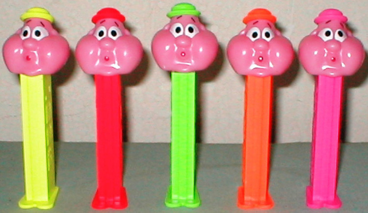 Neon Bubbleman or Bubble Boy Pez Set of 5 Pez Offer 18 - $35.00