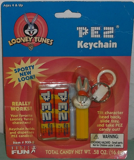 Retired Looney Tunes Sports Bugs Bunny Pez Keychain MOC - $10.00 : Pez