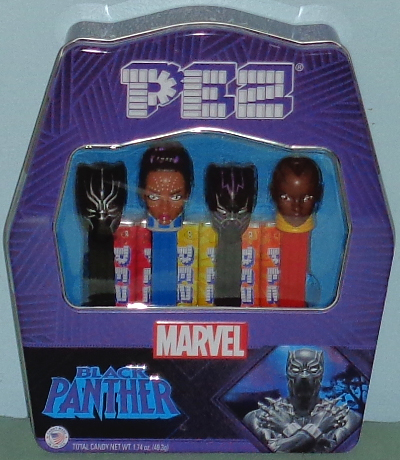 (image for) Marvel Black Panther Pez Gift Tin - Click Image to Close