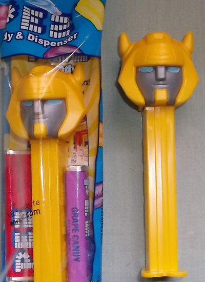 Carded TRANSFORMERS CLASSIC Pez Dispenser  BUMBLEBEE 