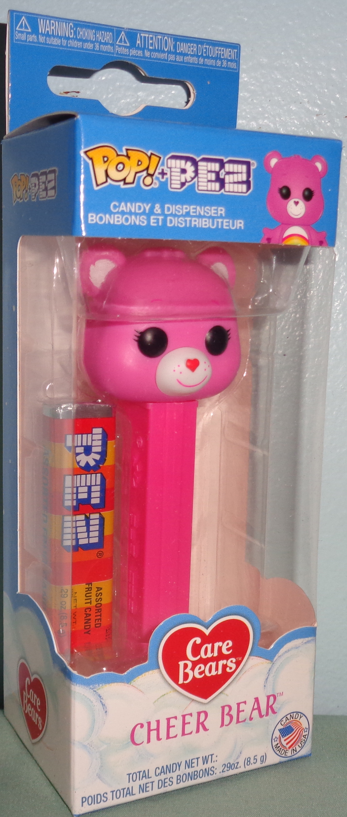 (image for) Care Bears - Cheer Bear POP!+PEZ - Click Image to Close