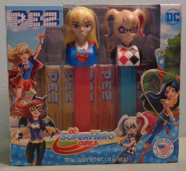 Details about   *New* 2017 DC SuperHero Girls PEZ 2 pack w/ Harley Quinn and Supergirl BNIP 