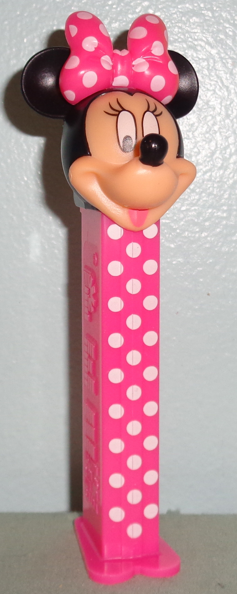 Disney Jr Minnie Mouse Pez - Pink with White Polka-dots Loose