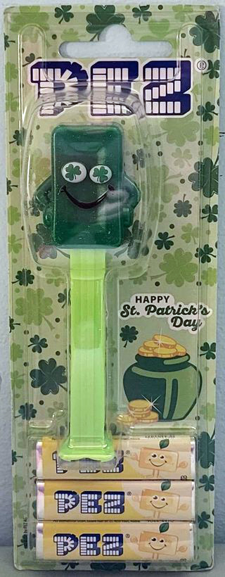 PEZ サイケデリック　グリーンブラック 2024 European Exclusive Ltd Ed. St. Patrick's Day Pez Candy Brick