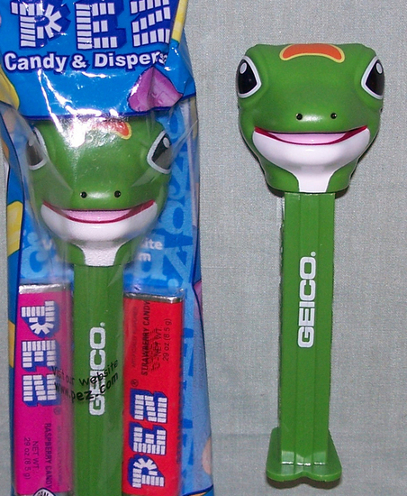 GEICO PROMOTIONAL PEZ MINT IN BAG RETIRED FROM 2010 