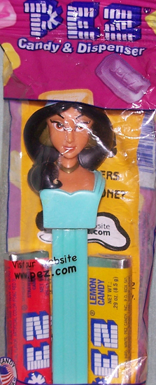 Princess Jasmine Pez from Aladdin Flesh drop in Curl MIB - $7.00