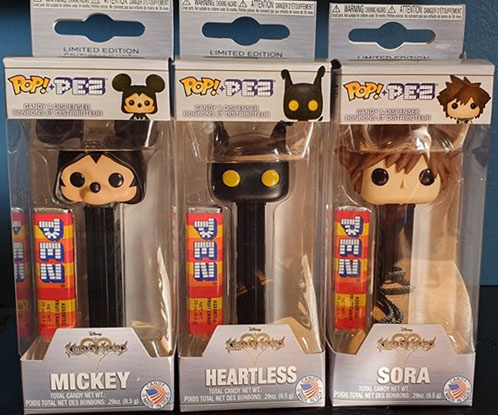 (image for) Disney Kingdom Hearts - Sora, Mickey & Heartless POP!+PEZ Bundle - Click Image to Close