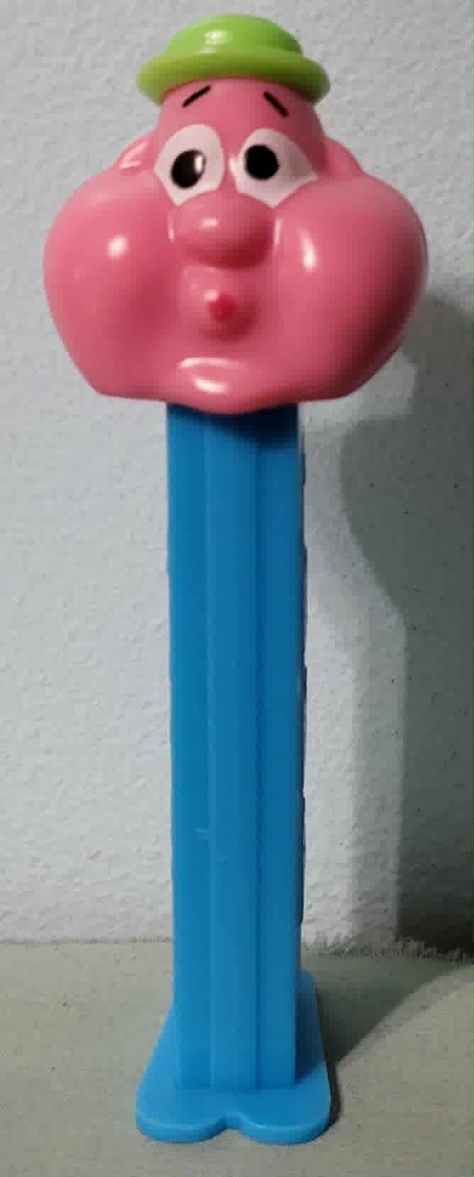 Original Bubbleman Pez Green Hat Blue Stem - $35.00