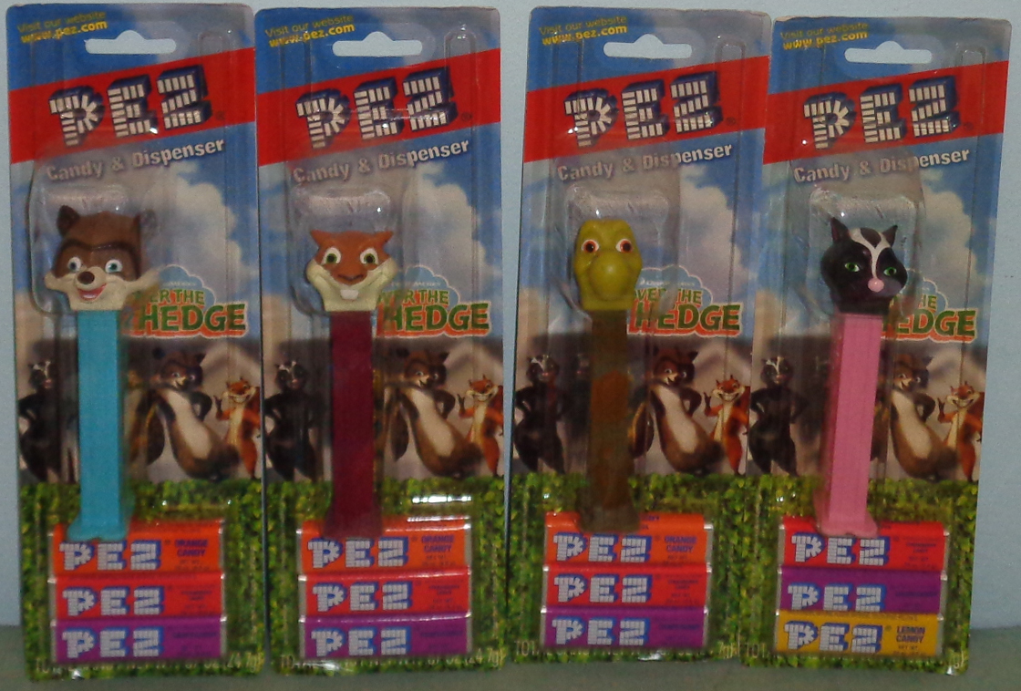 MMM Rhino Pez Mint on Striped Card 
