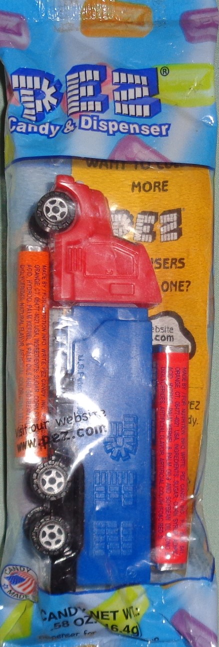 Red Cab V Grill on Blue trailer Rigs Truck Pez MIB - $4.00 : Pez ...