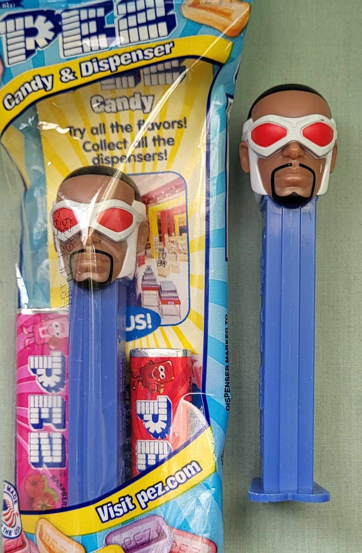 monoキャプテンアメリカ Sam Wilson as Captain America Marvel Pez MIB - $6.00 : Pez