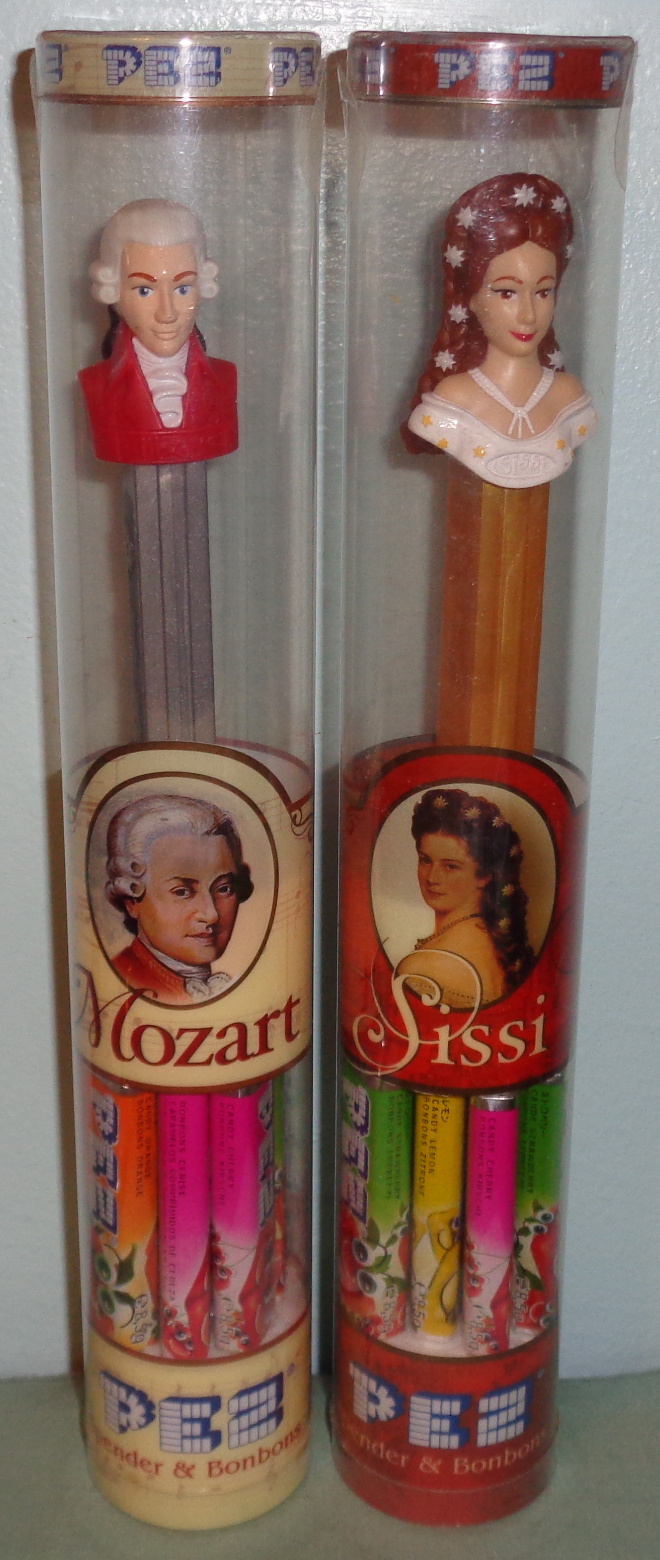 Empress Sisi and Mozart Pez Mint in Tube - $50.00 : Pez