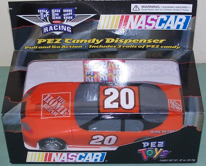 Tony Stewart Home Depot Pull N Go Action Nascar Racing Car Pez 15 00