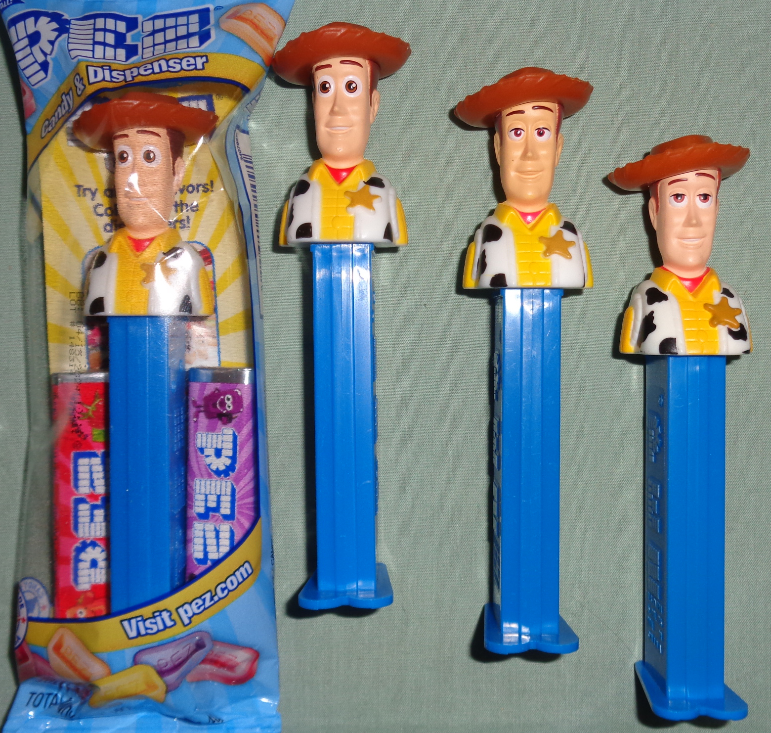 New Release Pez Dispenser~ Toy Story 4 Set of 3~~Mint in Bags