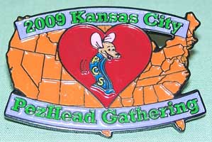 2009 KC PezHead Gathering Pin 2