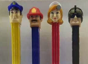 Pez Heroes Counter display box