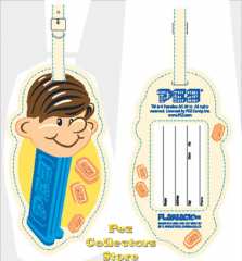 Boy Pez Luggage Tag