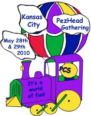 2010 KC PezHead Gathering CCFA Charity Pin