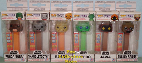 Star Wars Series 1, 2 and 3 POP PEZ Bundle