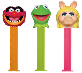 New Muppets Pez with Kermit, Animal and Miss Piggy