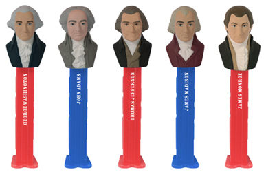 Presidential Volume 1 Set of 5 Pez