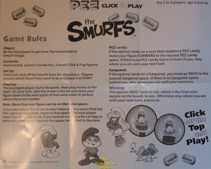 Smurfs Game Rules