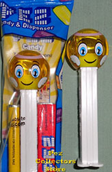 Yellow Crystal Angel Emoji Pez MIB