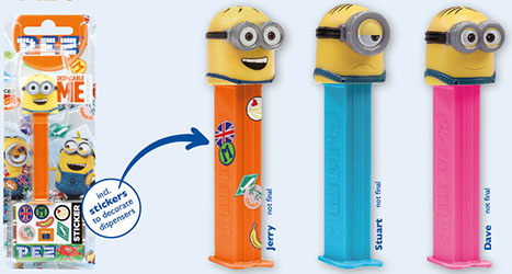 European Despicable Me 3 Minion Pez