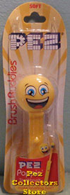 Happy Emoji Brush Buddy Pez Toothbrush