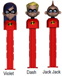 Incredibles 2 Pez Set