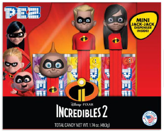 Incredibles 2 Pez Tripack