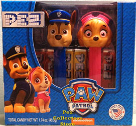 Paw Patrol Pez Twin Pack with Chase and Skye