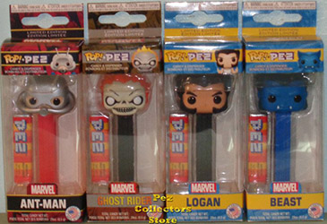 Marvel 4 piece Bundle POP! PEZ