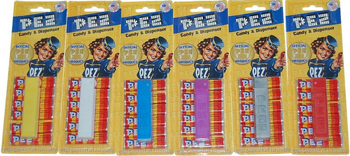 Pez Regulars on Visitor Center Exclusive Card