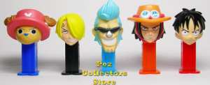 One Piece 2 Bandai Mini Pez from Japan