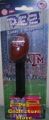 Texas A & M Football Pez Mint on Card