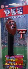 Texas Tech Football Pez Mint on Card