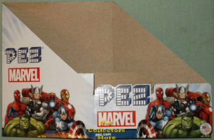 2015 Marvel Pez Counter Display Box