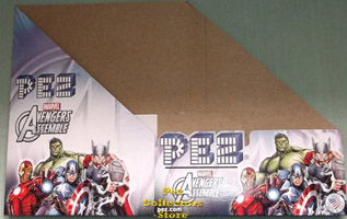 Marvel Avengers Assemble Pez Counter Display Box