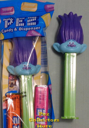 Purple Hair Branch Trolls Pez