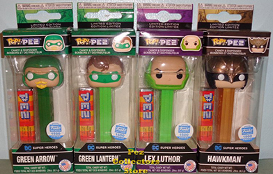 DC Super Hero POP! PEZ set of 4