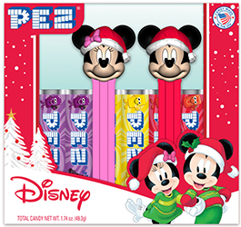 Mickey and Minnie Holiday Pez Twin Pack