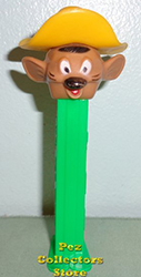 Tan Speedy Pez Hard Hat double down stem