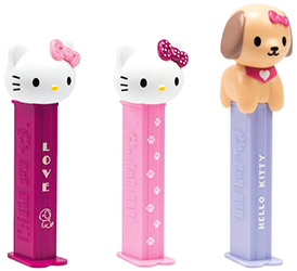 2022 European Hello Kitty Puppy pez set