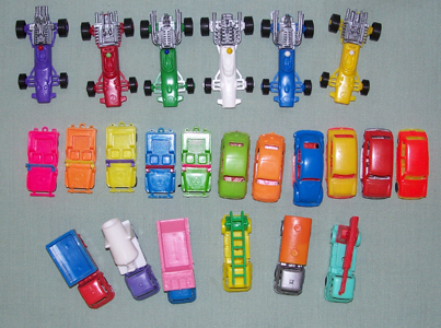 1970s Auto Pez Cars and Trucks from Pez International