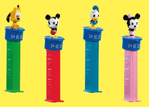 Disney Cuties European Click 'n Play Pez set