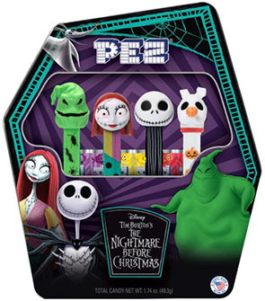 Nightmare Before Christmas Pez Gift Tin 