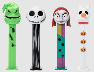 Nightmare Before Christmas Pez Gift Tin Pez Loose