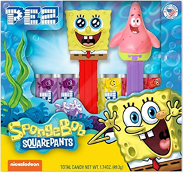 SpongeBob Pez Twin Pack with Sparkling Eyes and Patrick
